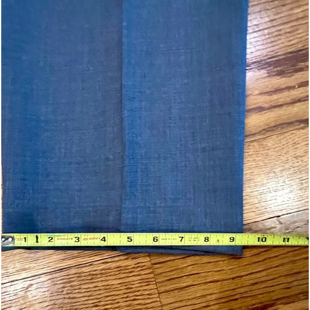 LL‎ Bean Mens Charcoal 100% Wool Comfort Waist Cuff Dress Pants 38x29 - Picture 12 of 14